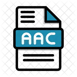 Codificación de audio avanzada aac  Icono