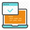Desarrollo Codigo Sitio Web Icono