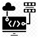 Codificación de servidor en la nube  Icono