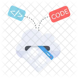 Codificación en la nube  Icono