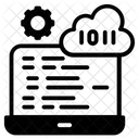 Codificacion En La Nube Alojamiento En La Nube Servicios En La Nube Icono