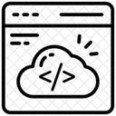 Codificación en la nube  Icono