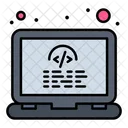 Codificacion En Linea Programacion En Linea Codigo En Linea Icono