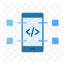 Codificacion Programacion Movil Desarrollo Movil Icono