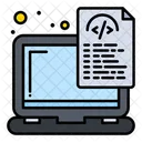 Codificación de computadora portátil  Icono