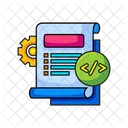 Script de codificación  Icono