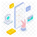 Codificacion Segura Ciberseguridad Desarrollo Icono