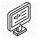 Optimizacion De Codigo Codificacion De Sitios Web Codificacion HTML Icono
