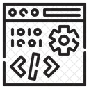 Codificacion Interfaz De Usuario Web Icon