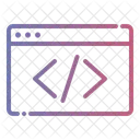 Codificacion De Sitios Web Desarrollo Web Programacion De Sitios Web Icono