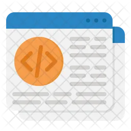 Codificación de sitios web  Icono