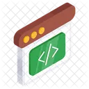 Codificacion Web Editor Codigo Icono