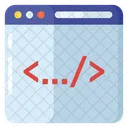 Desarrollo Web Programacion Web Codificacion Html Icono