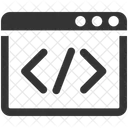 Codigo Codificacion Desarrollo Icon