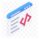 Optimizacion De Codigo Codificacion Web Codificacion Html Icono