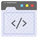 Web Codificacion Desarrollo Icono