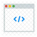 Codigo HTML Programacao Ícone