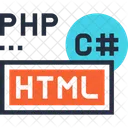 Codigo Codificacao HTML Ícone