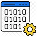 Codigo Binario Binario Codigo Ícone