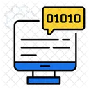 Codigo Binario Binario Codigo Ícone