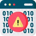 Codigo Binario Pirateria Informatica Alerta De Spam Icono