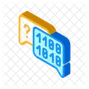 Binario Codigo Pregunta Icono