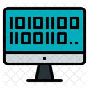 Código binario  Icono