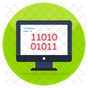 Código binario  Icono