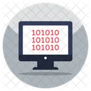 Código binario  Icono