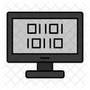 Codigo Binario Icono
