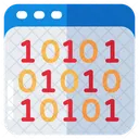 Datos Binarios Codigo Binario Codigo Digital Icono