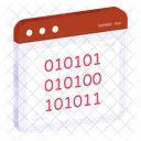 Datos Binarios Codigo Binario Codigo Digital Icono