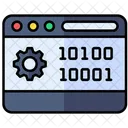 Codigo Binario Icono