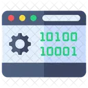 Codigo Binario Icono
