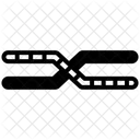 Código com fios cruzados  Icon