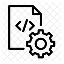 Configuracao De Codigo Script Arquivo Ícone