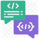 Conversación de código  Icono