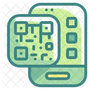 Qr Codigo Telefono Inteligente Icono