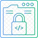 Codificacion De Cerradura Seguridad Cerradura Icono