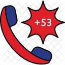 Cuba Pais Codigo Internacional Icono