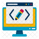 Editar Codigo Codificacao Lapis Icon