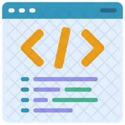 Código de programação  Ícone