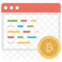Código fuente de Bitcoin  Icono