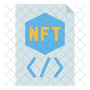 Código nft  Icono