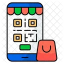 Codigo Qr Codigo De Barras Codigo Qr Movel Ícone