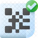 Codigo QR Codigo De Barras Digitalizacao Ícone