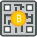 Código qr bitcoin  Ícone