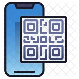 Código qr móvil  Icono