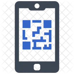 Código qr no celular  Ícone