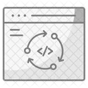 Codigo Codificacao Programacao Ícone